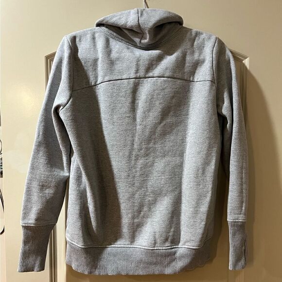 ATHLETA Funnel Neck Pullover Sweatshirt Light Gray Women’s Size XS - Picture 3 of 6